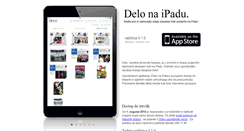 Desktop Screenshot of ipad.delo.si