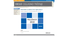 Desktop Screenshot of oglasi.delo.si