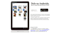 Desktop Screenshot of android.delo.si